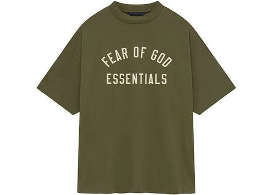 essential heavy crewneck military