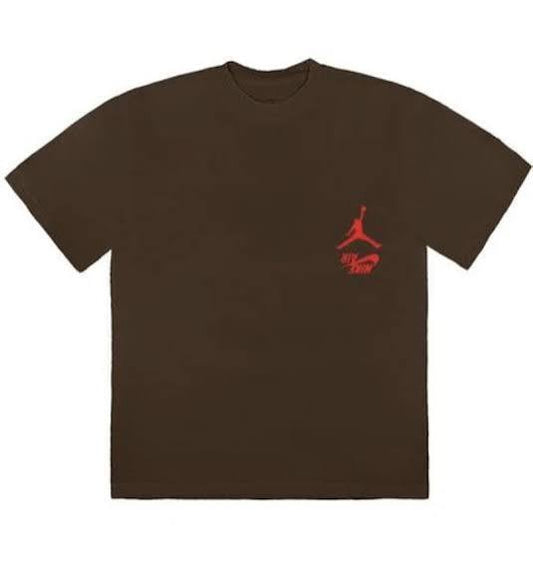 Travis Scott Brown/Red Jordan Tee