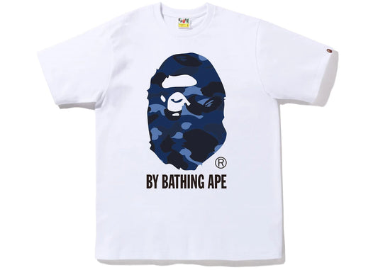 BAPE Color Camo By Bathing Ape Tee (FW22) White Navy