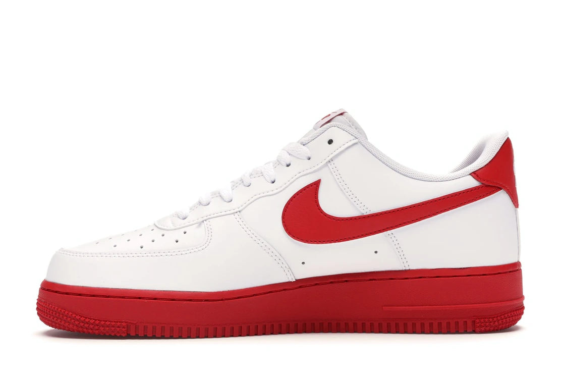 Nike Air Force 1 Low White Red Midsole