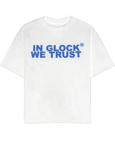 In Glock we trust white/blue