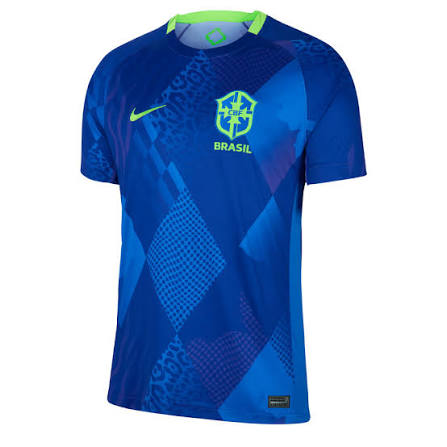 NIKE BRASIL JERSEY BLUE/GREEN