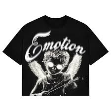 Mixed emotions pearl cropped tee black