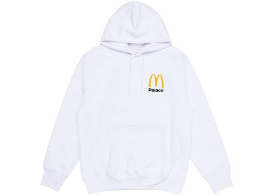 PALACE MCDONALDS HOODIE WHITE