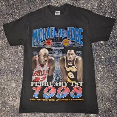 MJ Vs Kobe Graphic Tee