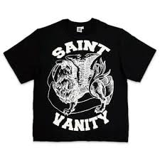 SAINT VANITY GRIFFIN TEE BLACK