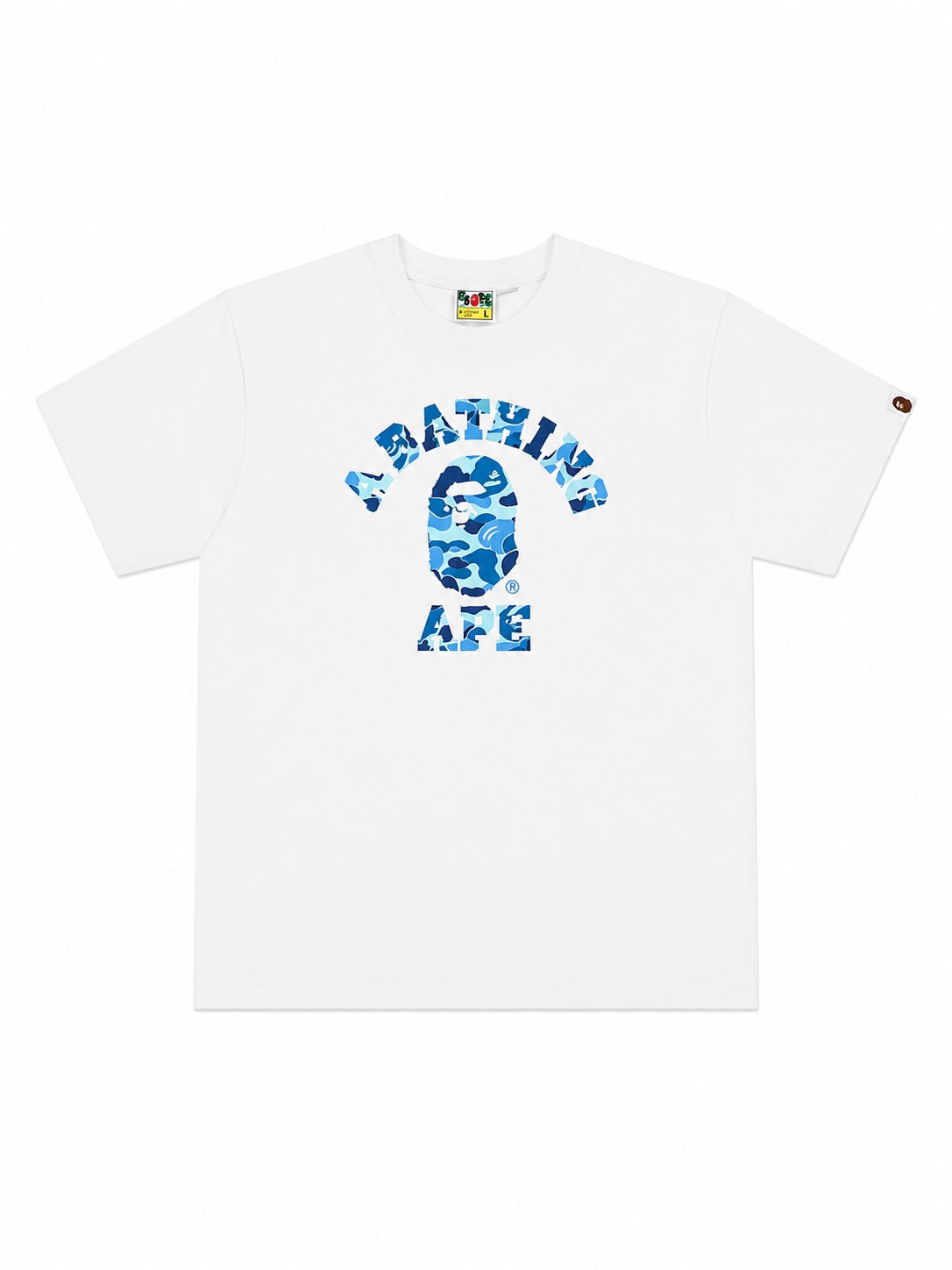 A Bathing Ape tee White and Blue