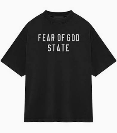Essential tee fear of god White/black