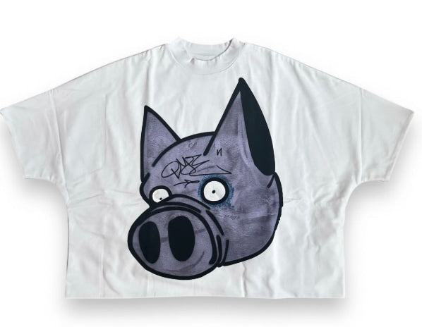 Billionaire Pig White Tee