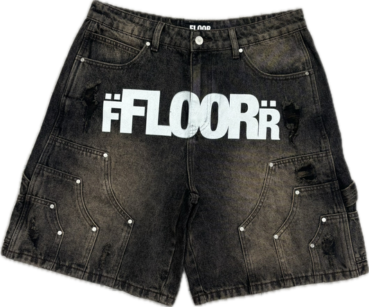 FLOOR 914 JEAN SHORTS RUST WASH