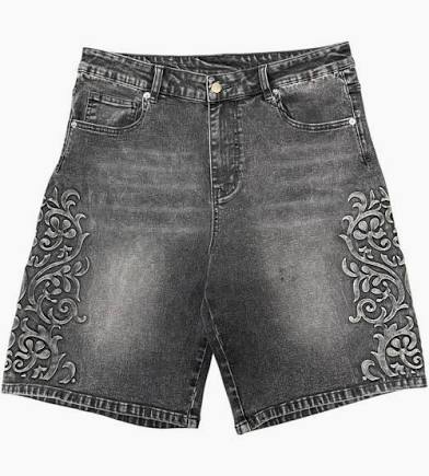 Syndicate Legacy Denim shorts dark grey wash