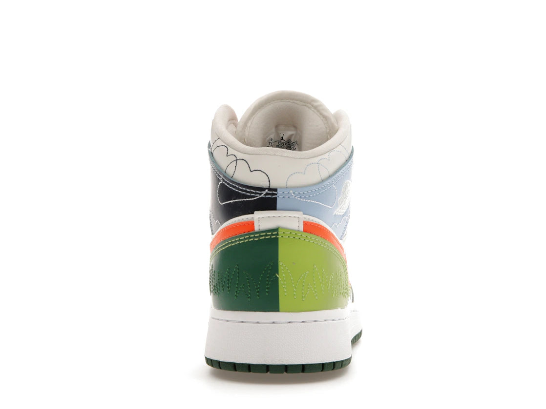 Jordan 1 Mid SE Stitch (GS)