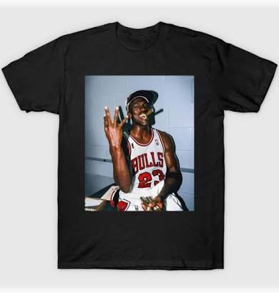 Michael Jordan Graphic T-Shirt Black