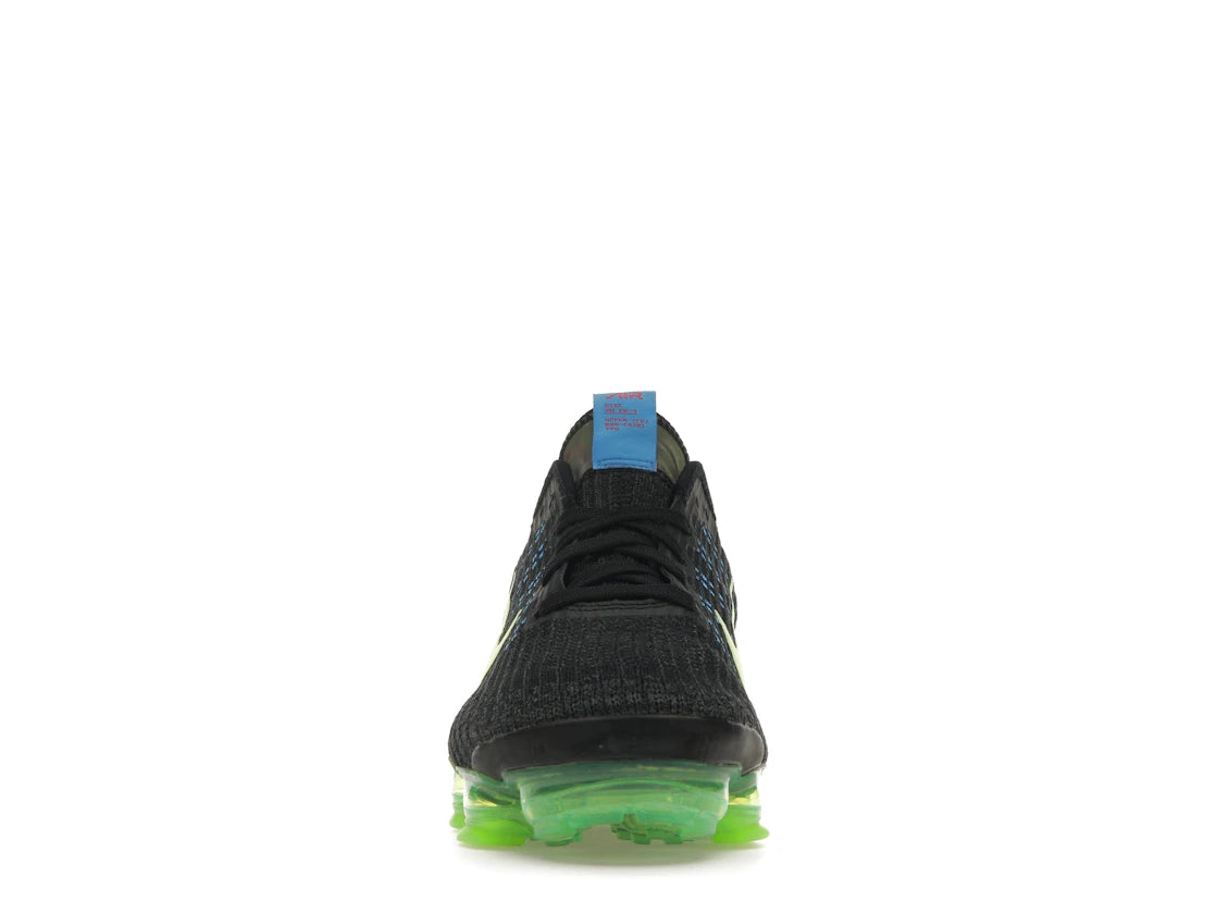 Nike Air VaporMax Flyknit 3 Black Blue Volt (GS)