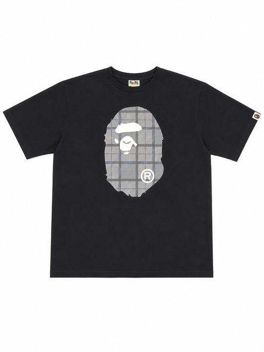 Bape Big head tee Balck and grey