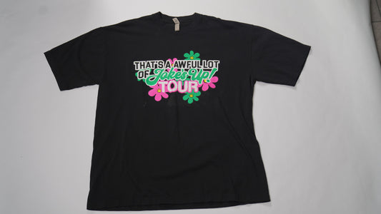 AWFUL LOT OF COUGH SYRUP TEE BLACK