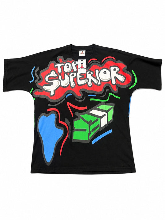 TOP SUPERIOR GRAPHIC TEE BLACK