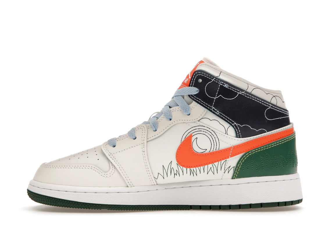 Jordan 1 Mid SE Stitch (GS)