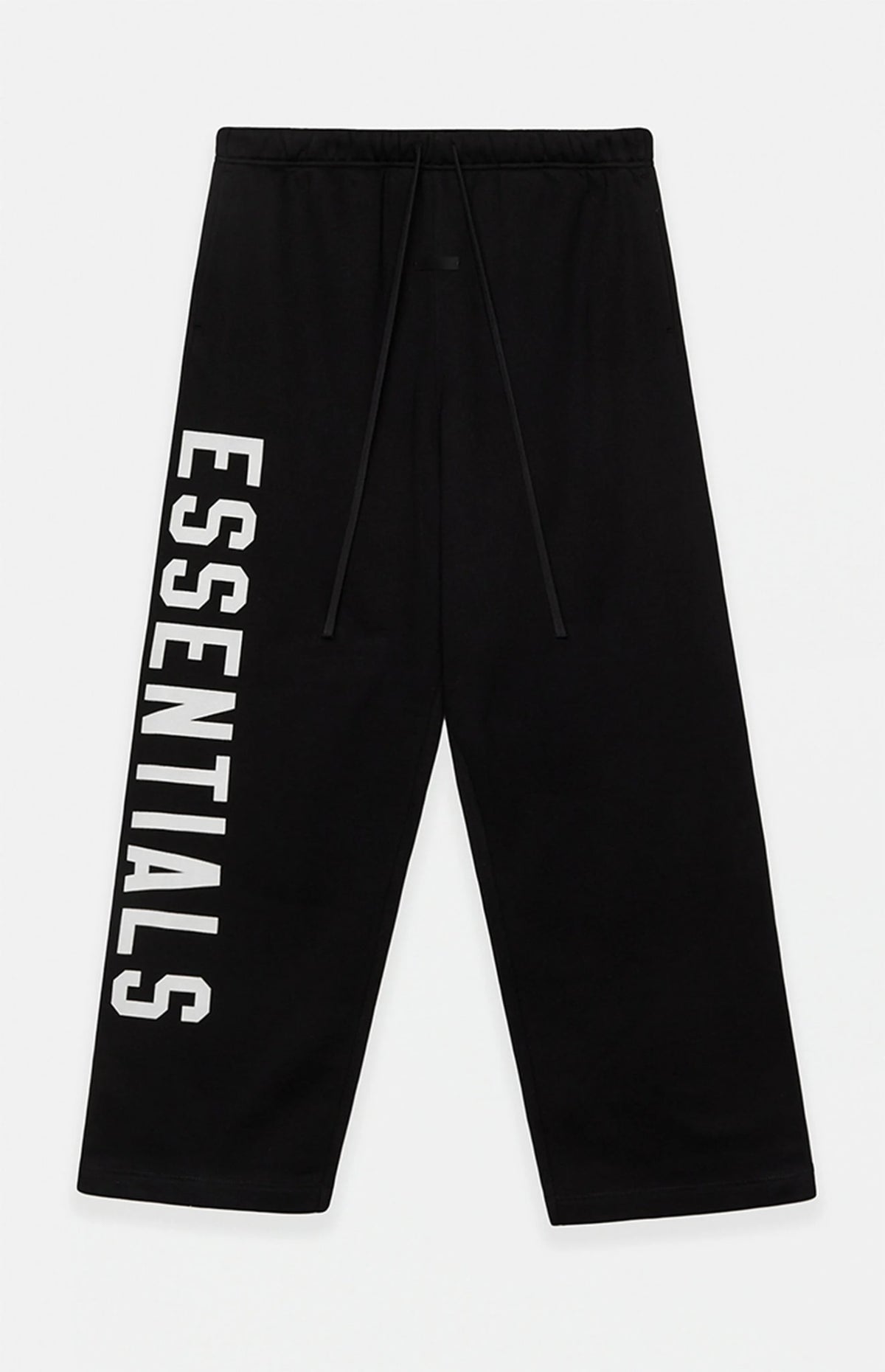 Essentials Black Heavy Fleece Relaxed Sweatpants